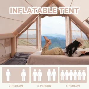 Inflatable Family Camping Tent